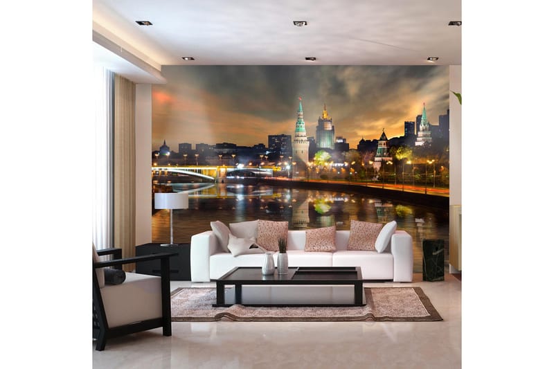 Canvastavle Skyet aften 200x140, Artgeist sp. z o. o.