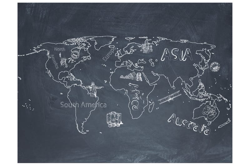 Canvastavle Small Small Large Large Travel English 200x154 - Artgeist sp. z o. o. - Boligtilbehør - Vægdekoration - Tapeter - Fototapeter