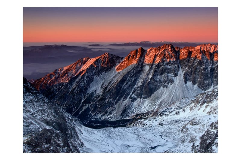 Canvastavle Smuk solopgang i The Rocky Mountains 200x154 - Artgeist sp. z o. o. - Fototapeter