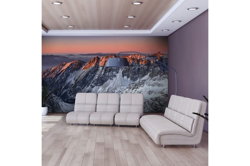 Canvastavle Smuk solopgang i The Rocky Mountains 200x154 - Artgeist sp. z o. o. - Fototapeter