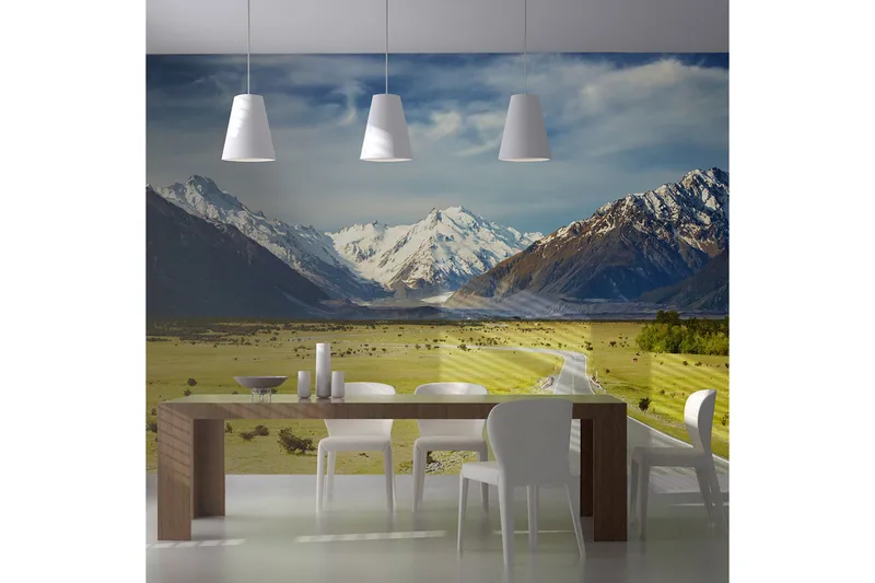 Canvastavle Southern Alps New Zealand 250x193 - Artgeist sp. z o. o. - Boligtilbehør - Vægdekoration - Tapeter - Fototapeter