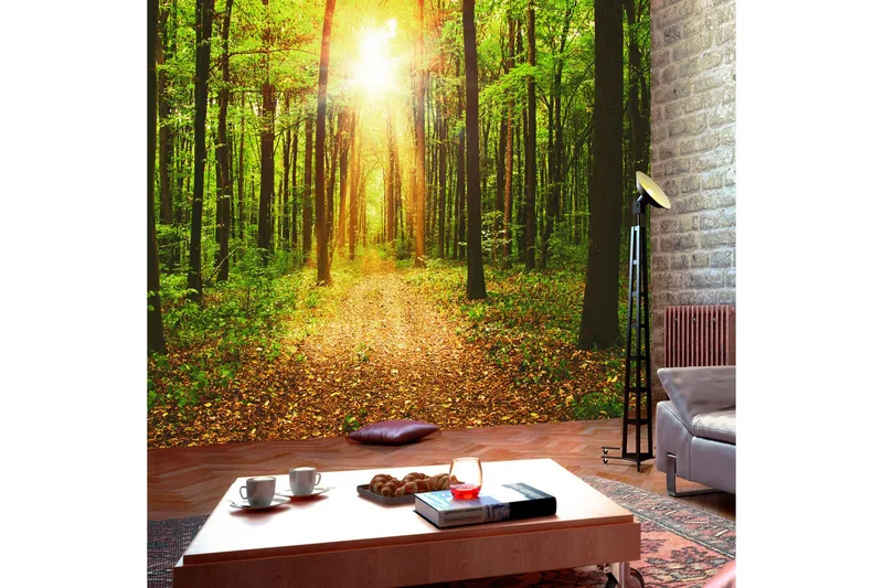 Canvastavle Spejl af natur 100x70, Artgeist sp. z o. o.