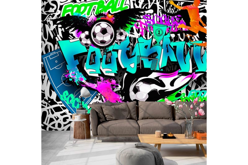Canvastavle Sport Graffiti 100x70 - Artgeist sp. z o. o. - Fototapeter
