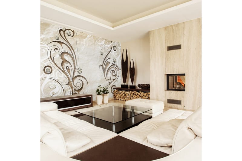 Canvastavle Stone Butterfly 200x140, Artgeist sp. z o. o.