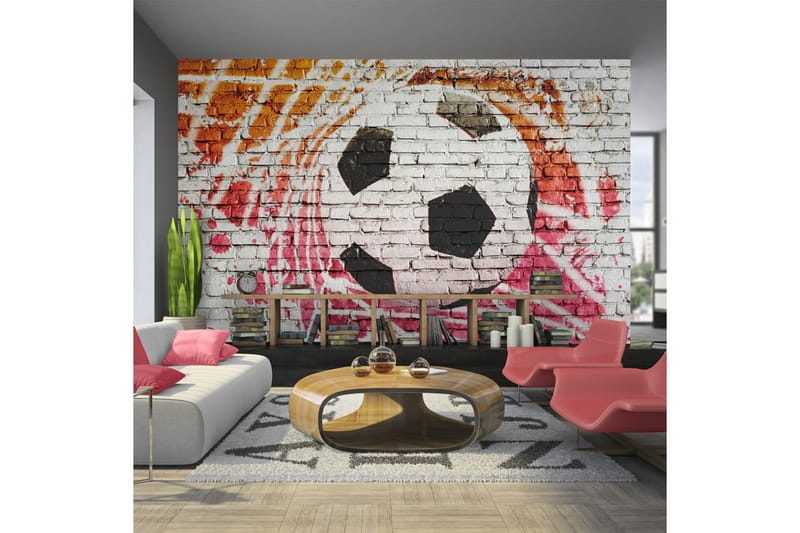 Canvastavle Street fodbold 250x175 - Artgeist sp. z o. o. - Boligtilbehør - Vægdekoration - Tapeter - Fototapeter