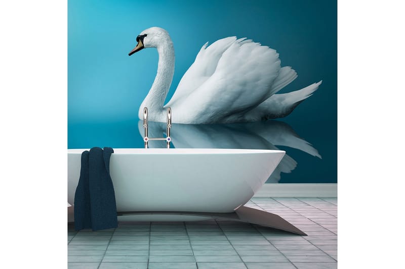 Canvastavle Swan Reflection 250x193, Artgeist sp. z o. o.