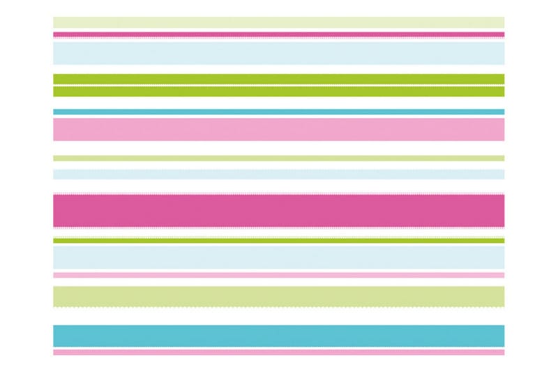 Canvastavle Sweet Sweet Stripes 200x154 - Artgeist sp. z o. o. - Boligtilbehør - Vægdekoration - Tapeter - Fototapeter