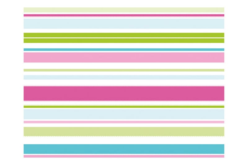 Canvastavle Sweet Sweet Stripes 250x193 - Artgeist sp. z o. o. - Boligtilbehør - Vægdekoration - Tapeter - Fototapeter