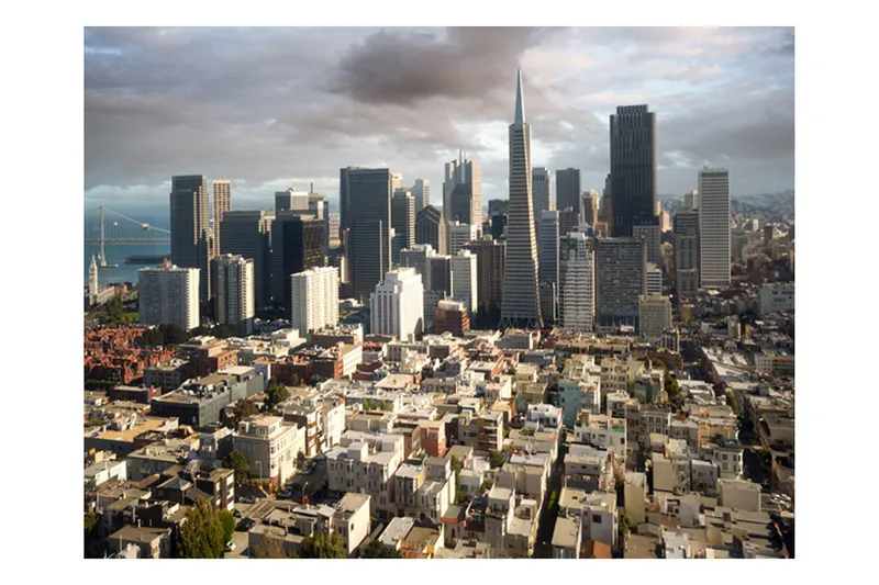 Canvastavle Træ Efterårstunnel 200x154, Artgeist sp. z o. o.