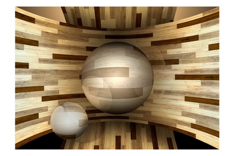 Canvastavle træ orbit 200x140 - Artgeist sp. z o. o. - Boligtilbehør - Vægdekoration - Tapeter - Fototapeter