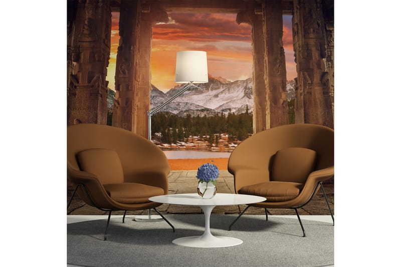 Canvastavle trail af of Rocky Temples 250x193, Artgeist sp. z o. o.