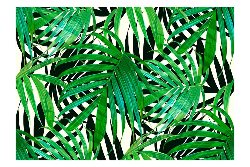 Canvastavle Tropical Leaves 150x105, Artgeist sp. z o. o.