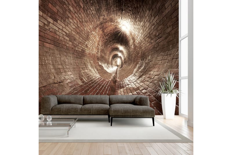 Canvastavle underjordisk korridor 100x70 - Artgeist sp. z o. o. - Fototapeter