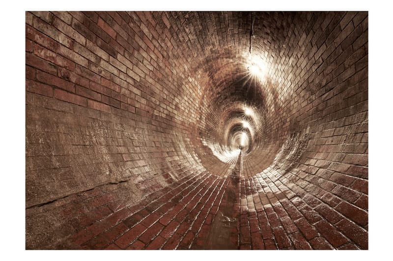 Canvastavle underjordisk korridor 100x70 - Artgeist sp. z o. o. - Boligtilbehør - Vægdekoration - Tapeter - Fototapeter