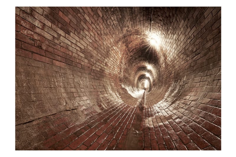 Canvastavle Underjordisk Korridor 150x105 - Artgeist sp. z o. o. - Fototapeter