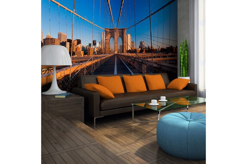 Canvastavle vej til Manhattan 250x193 - Artgeist sp. z o. o. - Boligtilbehør - Vægdekoration - Tapeter - Fototapeter