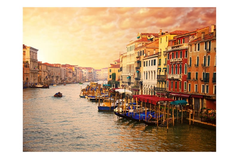 Canvastavle Venedig Den farverige by på vandet 250x193 - Artgeist sp. z o. o. - Boligtilbehør - Vægdekoration - Tapeter - Fototapeter