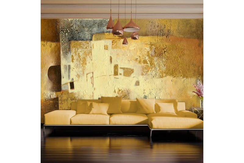 Canvastavle XXL Golden Oddity II 500x280 - Artgeist sp. z o. o. - Boligtilbehør - Vægdekoration - Tapeter - Fototapeter