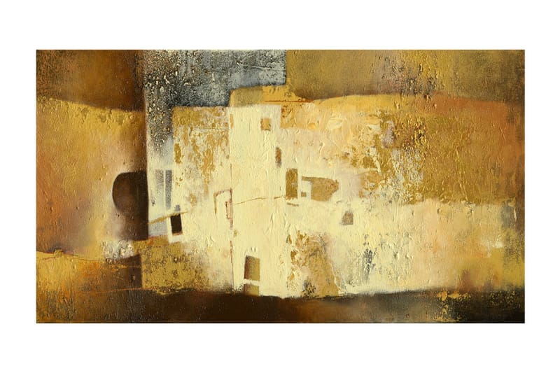 Canvastavle XXL Golden Oddity II 500x280 - Artgeist sp. z o. o. - Boligtilbehør - Vægdekoration - Tapeter - Fototapeter