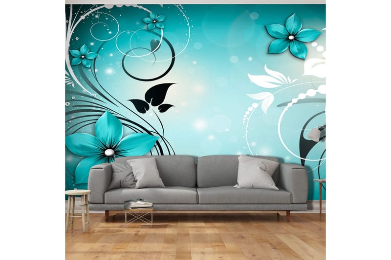 Canvastavle XXL Sapphire Vinter 500x280, Artgeist sp. z o. o.