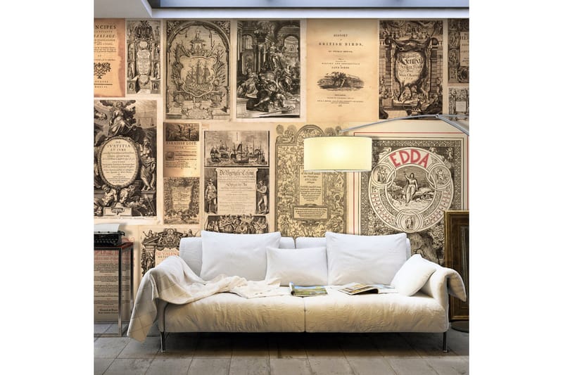 Canvastavle XXL Vintage bøger 500x280, Artgeist sp. z o. o.