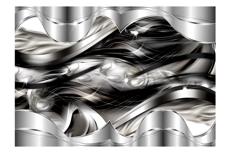 Canvastavle Platin Tåge 100x70 - Artgeist sp. z o. o. - Boligtilbehør - Vægdekoration - Tapeter - Fototapeter