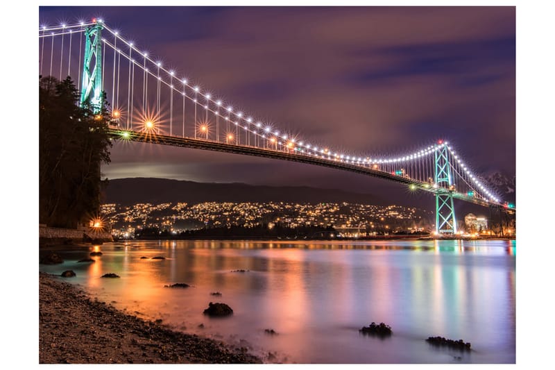 Canvastavle på Lion Gate Bridge Vancouver Canada 200x154 - Artgeist sp. z o. o. - Fototapeter