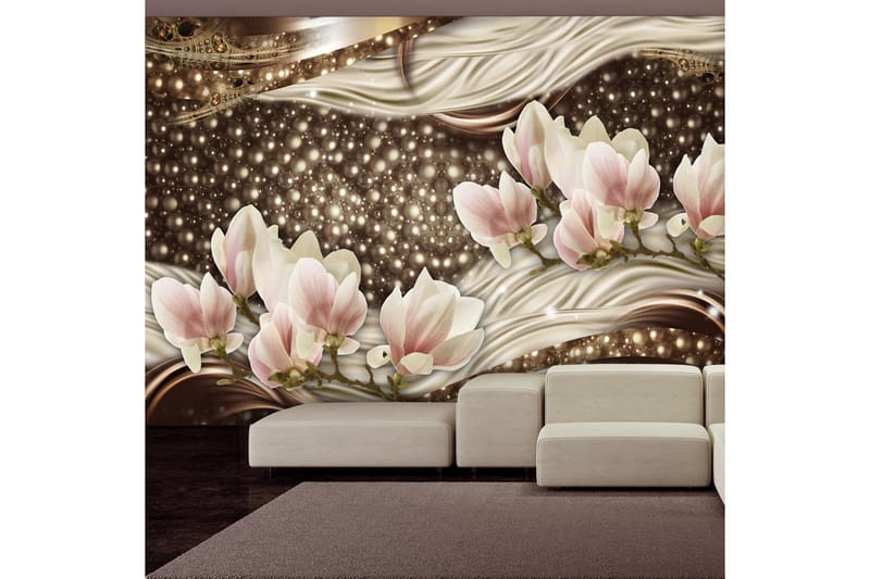 Canvastavle perle og magnolier 100x70, Artgeist sp. z o. o.