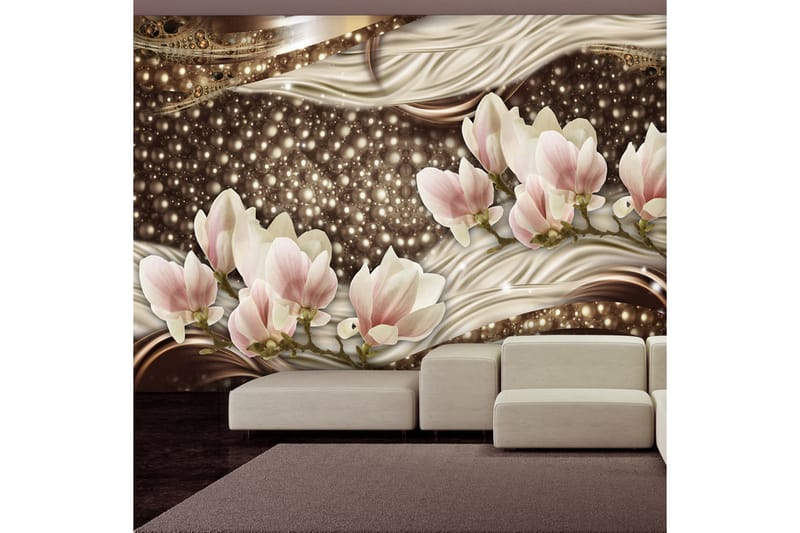 Canvastavle perle og magnolier 150x105 - Artgeist sp. z o. o. - Fototapeter