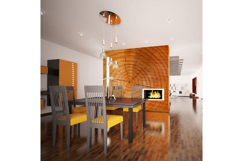 Fototapet Årringe På En Træstamme 300x231 - Artgeist sp. z o. o. - Boligtilbehør - Vægdekoration - Tapeter - Fototapeter