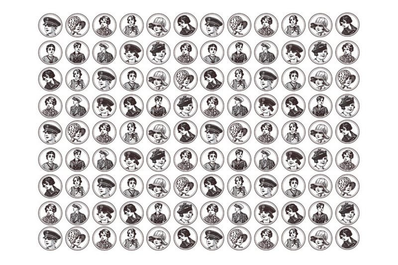 Fototapet 20s & 30s 400x309, Artgeist sp. z o. o.