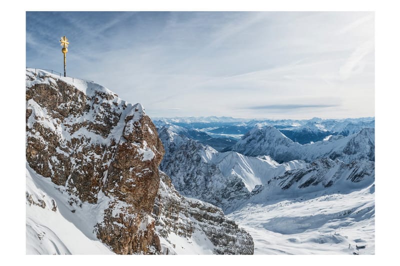 Fototapet Alps Zugspitze 350x245 - Artgeist sp. z o. o. - Boligtilbehør - Vægdekoration - Tapeter - Fototapeter