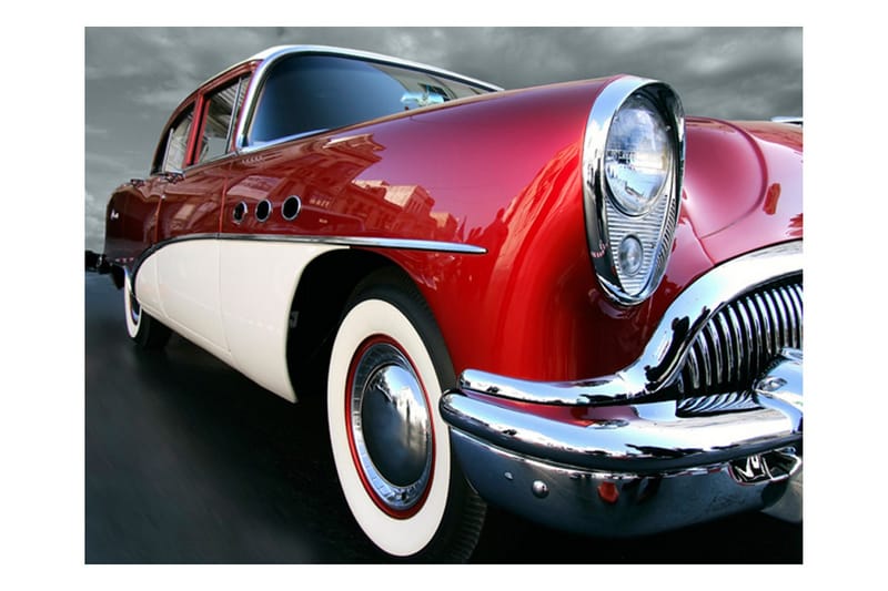 Fototapet Amerikansk Luksusbil 250x193 - Artgeist sp. z o. o. - Boligtilbehør - Vægdekoration - Tapeter - Fototapeter