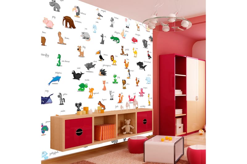 Fototapet Animal For Kids 200x154 - Artgeist sp. z o. o. - Boligtilbehør - Vægdekoration - Tapeter - Fototapeter