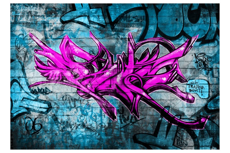 Fototapet Anonymous Graffiti 100x70 - Artgeist sp. z o. o. - Fototapeter