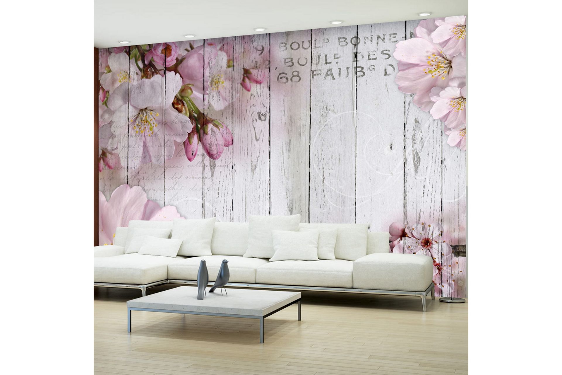 Fototapet Apple Blossoms 350x245 - Artgeist sp. z o. o. - Boligtilbehør - Vægdekoration - Tapeter - Fototapeter
