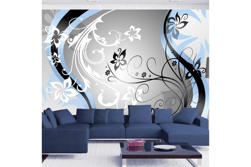 Fototapet Art-Flowers Blue 200x140, Artgeist sp. z o. o.