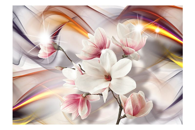 Fototapet Artistic Magnolias 400x280 - Artgeist sp. z o. o. - Boligtilbehør - Vægdekoration - Tapeter - Fototapeter