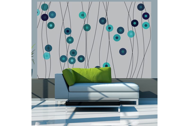 Fototapet Azure Buttons 350x270, Artgeist sp. z o. o.