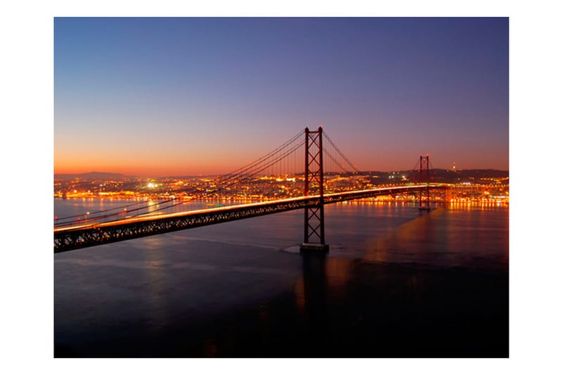 Fototapet Bay Bridge San Francisco 300x231 - Artgeist sp. z o. o. - Boligtilbehør - Vægdekoration - Tapeter - Fototapeter
