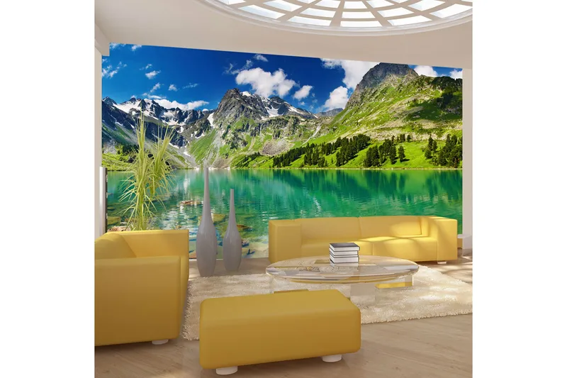 Fototapet Bjergsø 450x270, Artgeist sp. z o. o.