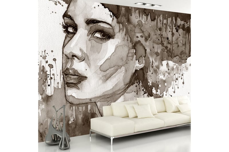 Fototapet Black Lady 400x280 - Artgeist sp. z o. o. - Boligtilbehør - Vægdekoration - Tapeter - Fototapeter