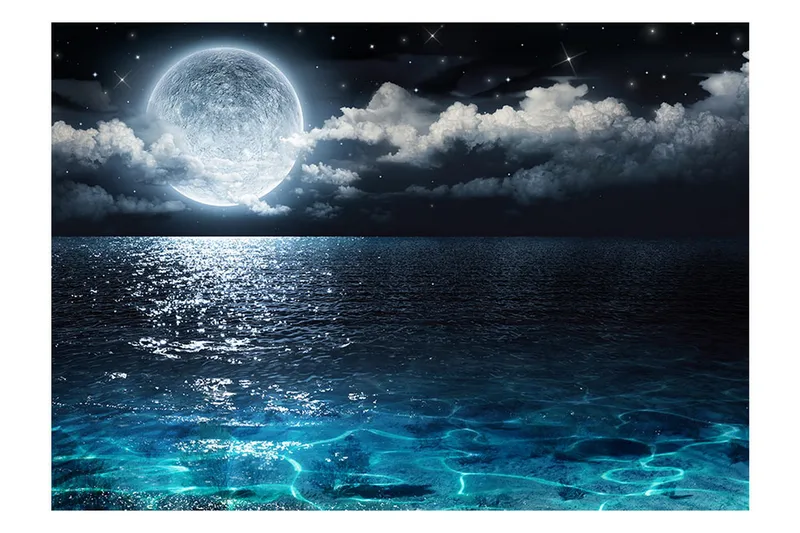Fototapet Blue Lagoon 250x175 - Artgeist sp. z o. o. - Boligtilbehør - Vægdekoration - Tapeter - Fototapeter