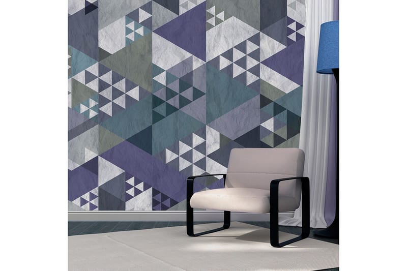 Fototapet Blue Patchwork 50x1000, Artgeist sp. z o. o.