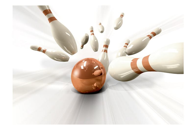 Fototapet Bowling 300x210 - Artgeist sp. z o. o. - Boligtilbehør - Vægdekoration - Tapeter - Fototapeter
