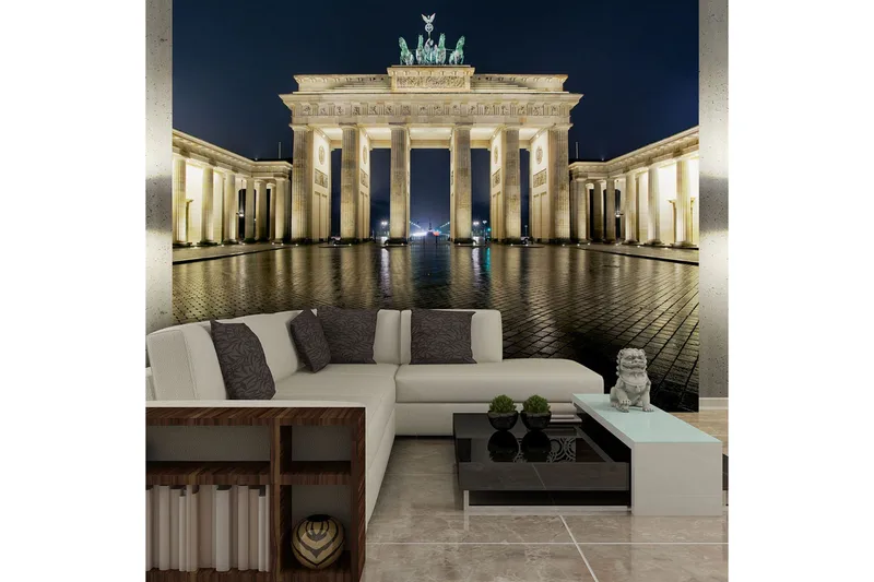 Fototapet Brandenburger Tor På Naten 450x270, Artgeist sp. z o. o.
