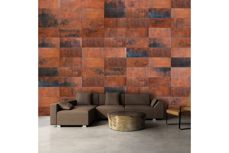 Fototapet Brick Puzzles 200x140 - Artgeist sp. z o. o. - Boligtilbehør - Vægdekoration - Tapeter - Fototapeter