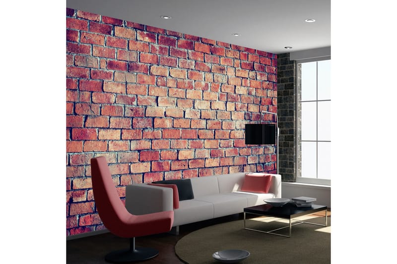 Fototapet Brick Puzzle 200x140 - Artgeist sp. z o. o. - Boligtilbehør - Vægdekoration - Tapeter - Fototapeter