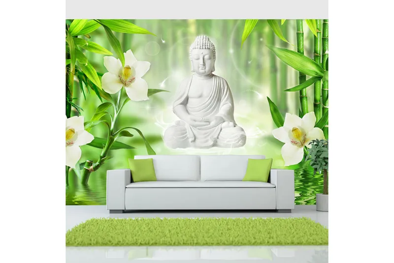 Fototapet Buddha And Nature 300x210, Artgeist sp. z o. o.
