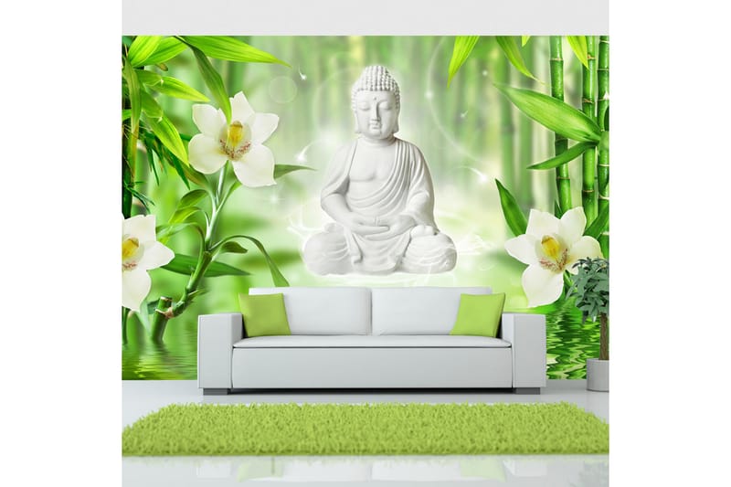 Fototapet Buddha og natur 150x105 - Artgeist sp. z o. o. - Fototapeter
